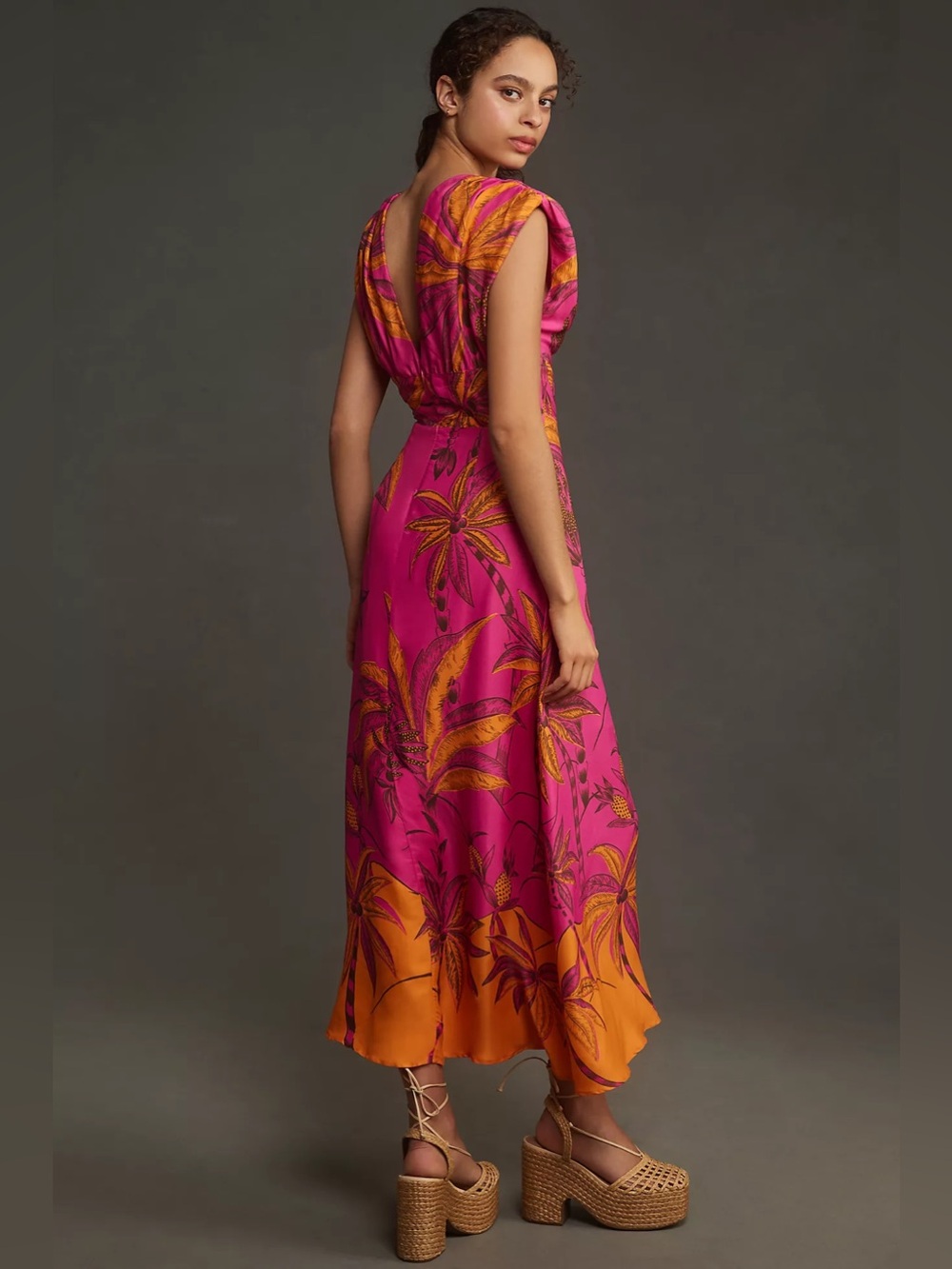 Farm Rio: Pink Beach Forest Maxi Dress - Picture 4 of 12